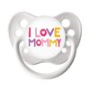 Ulubulu Classic Expression Pacifier - 6-18 Months - White - I Love Mommy