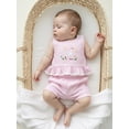 thumbnail image 5 of BemeyourBBs 2Pcs Toddler Baby Girls Summer Clothes Infant Baby Girl Goose Outfits Sleeveless Crew Neck Goose Embroidery Vest Tank Tops and Elastic Waist Bloomer Shorts Set, 5 of 9