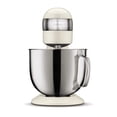 thumbnail image 2 of Cuisinart SMD-50CRM Precision Pro 5.5-Quart Digital Stand Mixer with 12-Speeds, 3 Preprogrammed Food Prep Settings, Mixing Bowl, Chef's Whisk, Flat Mixing Paddle, Dough Hook, and Splash Guard, Cream, 2 of 4