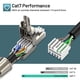 thumbnail image 2 of Enchufes de terminación Ethernet ZOERAX Cat7 Cat6A RJ45, paquete de 12, 2 of 6