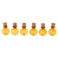 thumbnail image 4 of Frascos de mensajes coloridos de 6 piezas, frascos vacíos de con Ámbar Sunnimix Mini tapón de corcho Botella de vidrio, 4 of 7