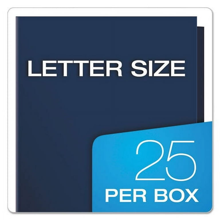 High Gloss Laminated Paperboard Folder, 100-Sheet Capacity, 11 x 8.5, Navy, 25/Box High Gloss Laminated Paperboard Folder, 100-Sheet Capacity, 11 x 8.5, Navy, 25/Box