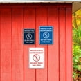 thumbnail image 2 of Signs ByLITA Portrait Round Protect The Environment, Do Not Feed the Fish ABS Plastic | Laser Engraved | Easy Installation | Elegant Design Sign (Brushed Silver) - Small, 2 of 7