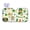 M, variant on St Patricks Day Leprechaun Shamrock Pattern Car Windshield Sun Shade Universal Fit Auto Sun Visor Protector