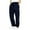 Navy, variant on Idoravan Casual Pants for Men Women Casual Trousers High Waist Drawstring with Multi-Pockets Long Pants Gray L