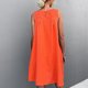 thumbnail image 5 of Vestido Casual Sin Mangas De Verano, Vestido Sin Mangas De Verano Para Mujer Amigable Con La Piel Cuello Redondo De Color Puro Para Uso Diario ANGGREK Otros, 5 of 6