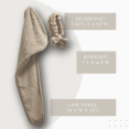 thumbnail image 3 of Nelaf Microfiber Hair Towel & Spa Headband Bundle! Anti-Frizz Hair Towel Wrap Adults & Kids, Beige, 3 of 6