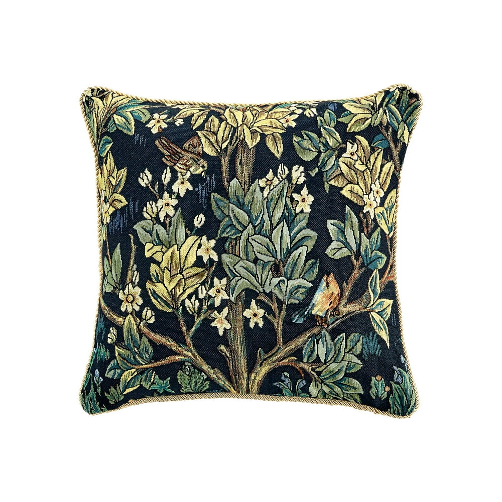 Signare William Morris Tree of Life Tapestry Pillow Covers Decorative Art Throw Cushion Case