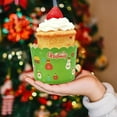 thumbnail image 6 of Ohmyroo 50-Pack Christmas Medium Size Cupcake Baking Cups Paper Liners Oven-Safe Muffin Cups For Home Baking Party Dessert Supplies Holiday Decoration, 6 of 6