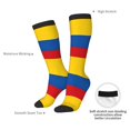 thumbnail image 5 of Colombian Flag Knee High Socks for Women Long Leg Warmers Socks, 5 of 7