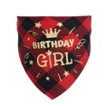 thumbnail image 3 of 2 triángulos de verano para mascotas (estilo cuadros de cumpleaños - niñas), collar para mascotas, bufanda de verano, bufanda babeante, collar para perros JM, 3 of 4