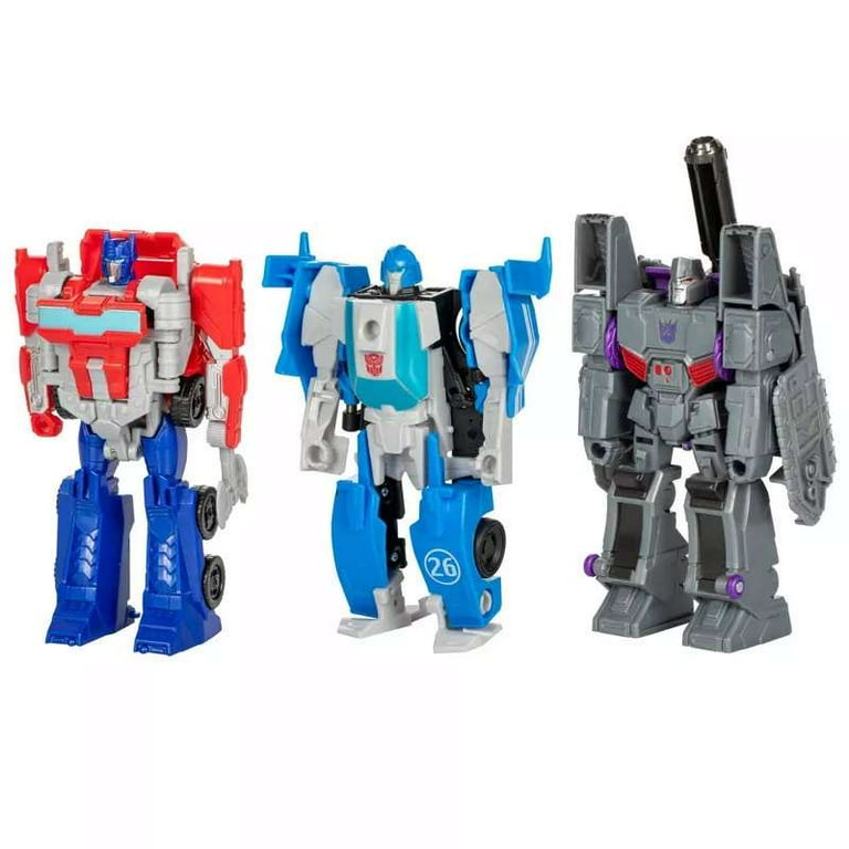 Transformers One Iacon Race Megatron / D-16, Optimus Prime / Orion Pax, & Autobot Mirage - 3-Pack Transformers One Iacon Race Megatron / D-16, Optimus Prime / Orion Pax, & Autobot Mirage - 3-Pack