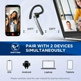 thumbnail image 5 of Bluetooth Headset V5.3, Wireless Bluetooth Earpiece with Mic, Equipped with 600mAh Charging Case, 110H Talk Time for Cell Phone and Computer, Wireless Headset for Work, Truck Drivers, Office, 5 of 7