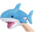 thumbnail image 1 of Cute Blue Plush Shark Hand Puppet - Stuffed Animal Toy - 14 Inches-SHUNJING, 1 of 1