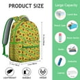 thumbnail image 6 of "Floral Sunflower Backpack - Wildflower Print School Backpack, Water-Resistant College Backpack with Spacious Pockets, Laptop Backpack for Work", 6 of 6