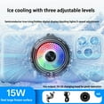 thumbnail image 3 of MOMOJIA Phone Refrigerating Fan 3 Speed Approaches Live Temperature Display Magnetic Clip Consistent Multiple Devices, 3 of 12