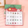 thumbnail image 3 of Calendario De Adviento De Navidad, Juego De Joyas Con Cuenta Regresiva De 24 Días Para Niñas, Regalo Para Niños, Incluye 2 Pulseras, 22 Abalorios Diy matsuzay HA039022-00, 3 of 6