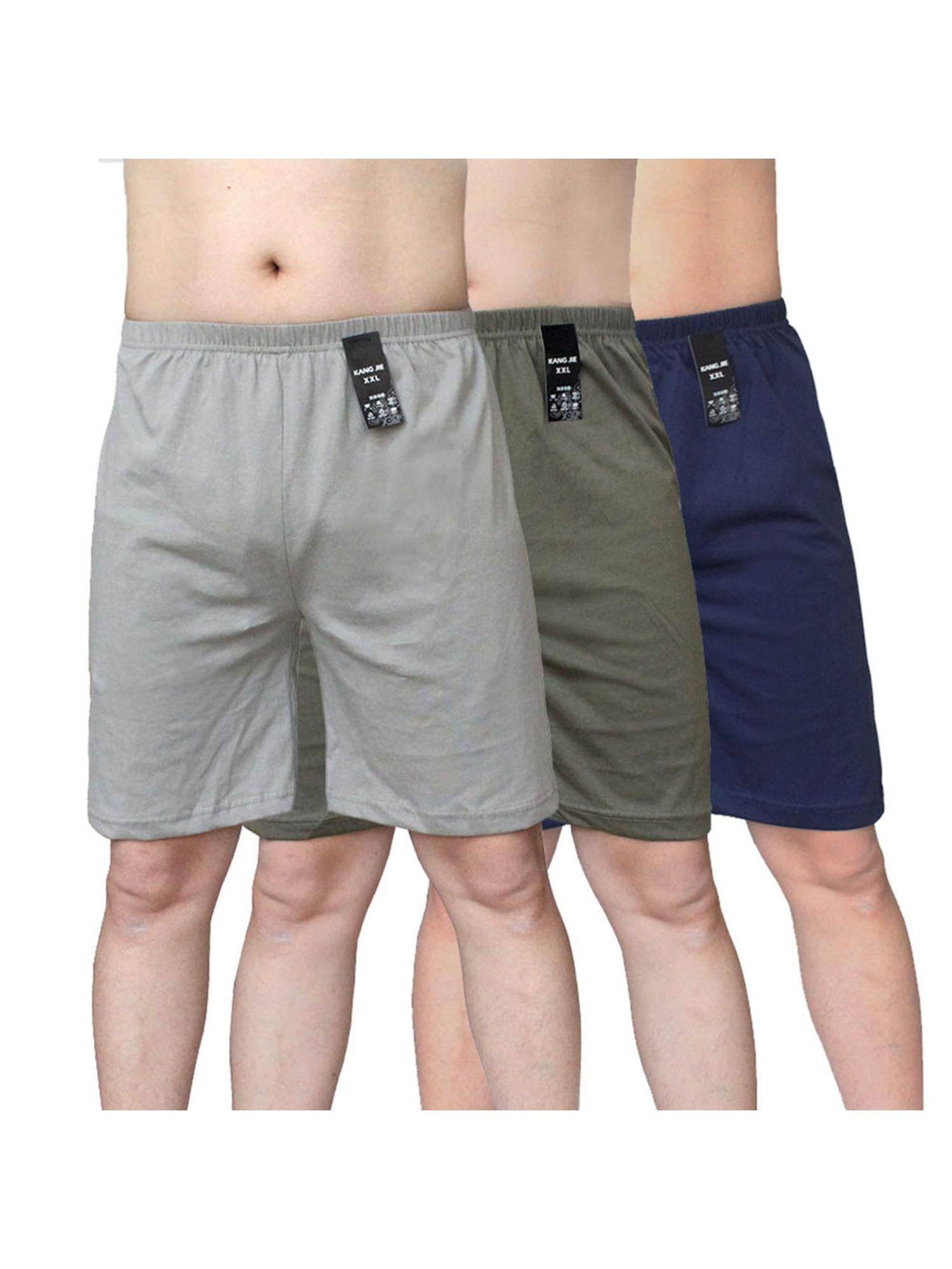 Men Casual Loose Elastic Waist Solid Sleepwear Pajamas Shorts Walmart