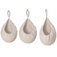 thumbnail image 1 of Cesta colgante de frutas, cesta tejida de algodón para colgar en la pared, cestas colgantes, organizador de almacenamiento, cesta decorativa para colgar en la pared, 1 of 7