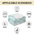 thumbnail image 5 of Bunny Blanket Gifts - 50x60 Inches Funny Throw Blanket for Girls - Blue Soft Fuzzy Plush Blankets for Bed, Couch, Sofa, 5 of 5