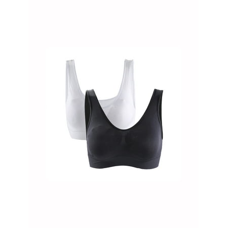 Unique Bargains Women's Seamless Fitness Pocket High Impact Sport (Best High Impact Sports Bra For C Cup)