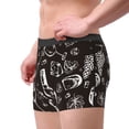 thumbnail image 2 of Balery Wine Seamless Calzoncillos bóxer para hombre, ropa interior de algodón suave y transpirable con cinturilla de nailon-Medium, 2 of 5