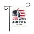 thumbnail image 2 of BSJJY 250 Years America Garden Flag, America 250th Anniversary Banner USA 4th of July Patriotic Freedom Yard Sign Double-Sided Waterproof Flag 12x18 Inch (W), 2 of 6