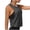 Dark Gray, variant on OIOLOYJM Women's Workout Tank Tops Lightweight Sleeveless Workout Tops Side Ruched Yoga Athletic Running Shirts Elegant Casual Gym Cozy Clothes Army Green 2XL