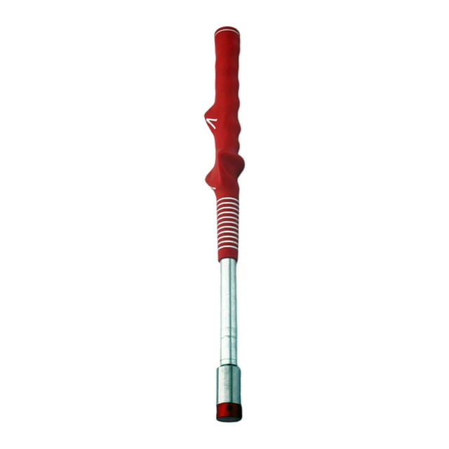 Lipstore Golf Swing Trainer Retractable Equipment Warm up Club for Speed Rhythm Tempo Red