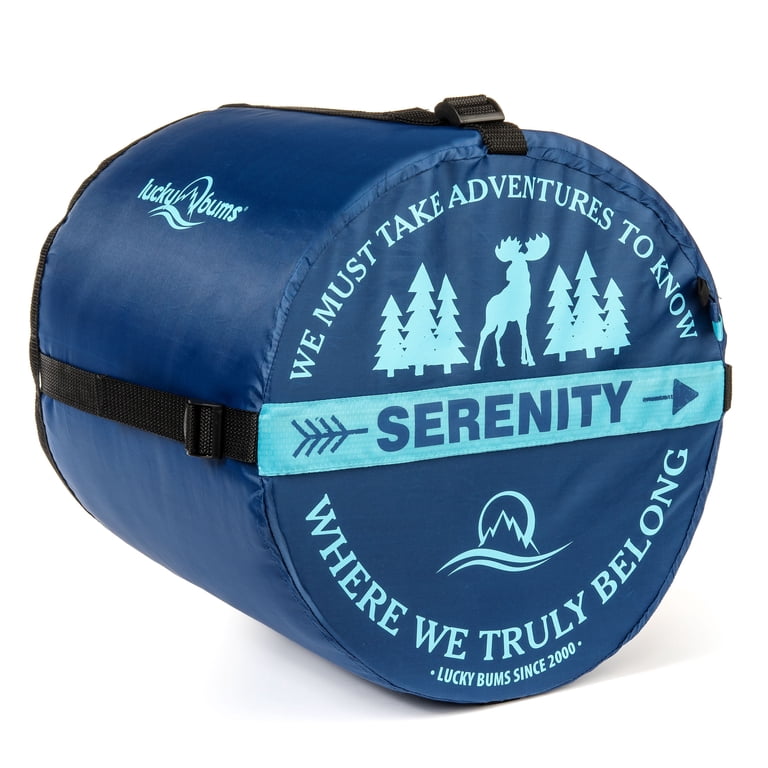 Lucky Bums Youth Serenity II 25F/-4C Temperature Rated Mummy Style
