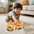 thumbnail image 4 of Twfbrm Construction Vehicle Toys, Educational Baby Toys Friction Powered Pull Back Die Cast Trucks with Movable Joint, Shockproof Inertia Push and Go Engineering Cars for Age 2-7 Boys Girls Kids, 4 of 6
