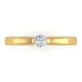 thumbnail image 3 of 1/5 Carat Diamond Solitaire Engagement Ring Band in 14K Yellow Gold (Ring Size 11), 3 of 4