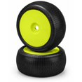 thumbnail image 2 of JConcepts 3125-22 Reflex - 8th Scale Truck Pre-Mounts Yellow Rim Green Compound (2, 2 of 2
