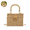 Khaki, variant on Woven Paper Rope Handbag with Detachable Chain Strap for Women Summer Casual Crossbody Purse Boho Style Travel Beach Bag