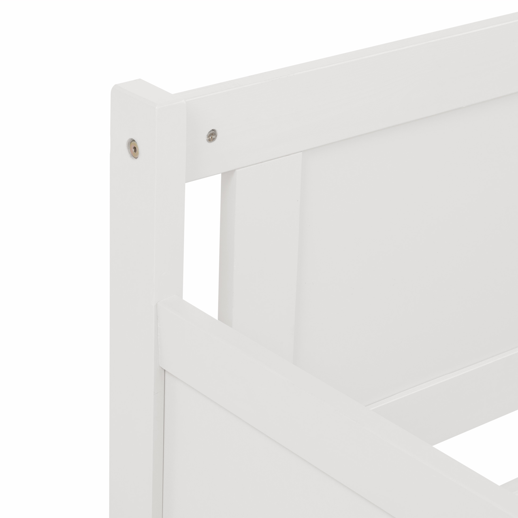 Noble House Deborah Contemporary Twin Daybed with Two Storage Drawers, Solid Pine Wood Frame, White