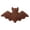A002- Brown, variant on Brown Bat Shaped Throw Pillow Soft Plush Halloween Decor Spooky Home Accent Gothic Home Decor Cozy Decorative Pillow for Living Room Bedroom Indoor 1 Pack
