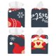 thumbnail image 2 of Balery Three Cute Christmas Gnomes Porta Pañuelos de Cuero con Estampado – Funda Moderna Cuadrada para Caja de Pañuelos, Dispensador 5x5x5'', 2 of 7