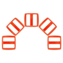 1 inch Neon Orange YKK Wide Mouth Heavyduty Triglide Slides, 25 Pack