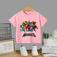 thumbnail image 3 of Camiseta de superhéroe de Marvel para adolescentes, camiseta de algodón informal con estampado de dibujos animados para niños y niñas, camiseta para bebés, ropa cómoda para niños, 3 of 5