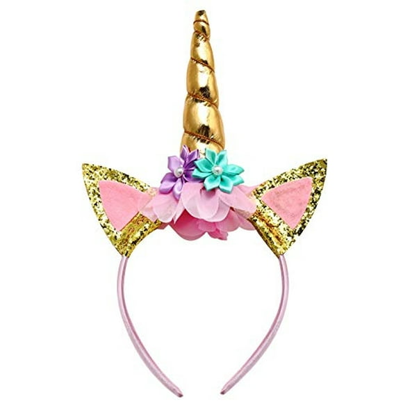 Soyoekbt Disfraz de unicornio para niñas, vestido de tutú de princesa con diadema de unico Soyoekbt Soyoekbt