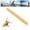 Gold, variant on Portable Pocket Telescopic 37.4inch Mini Pen Fishing Rod, Small Pen Fishing Pole with Reel, Lightweight Fishing Rod Reel Combo for River Lake Ice Fishing