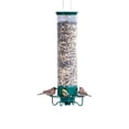 thumbnail image 4 of Comederos de pájaros para exteriores, comederos de pájaros a prueba de ardillas para colgar al aire libre, comederos de semillas de pájaros salvajes de metal para pájaro azul, cardenal, pinz, 4 of 4