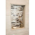 thumbnail image 2 of Innovis Recess-It Square Recess - Ready To Tile Rectangular Niche - ALL SIZES - for Shower Bathroom - Shelf for Shampoo Soap, 2 of 3