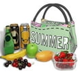 thumbnail image 3 of Disketp Summer Insulated Bags, Insulated Cooler Bag Totes for Lunch Beach Camping, 3 of 6