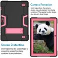 thumbnail image 3 of Mignova for Vankyo Matrixpad z4/Z4 Pro Case,Shockproof Dropproof Hybrid Rugged Armor Build in Kickstand Full Body Protective Case for Vankyo Matrixpad z4/Z4 Pro 10 Inch Tablet (Black/Pink), 3 of 6