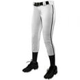 thumbnail image 2 of TOURNAMENT w/Pipe Softball Pant - WHITE,BLACKPIPE - L, 2 of 2