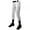 White / Black, variant on TOURNAMENT w/Pipe Softball Pant - BLACK,ROYALPIPE - S