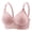 Pink, variant on Full Coverage Bra For Women Nursing Bra Large Size Support Breathable Wireless Bra