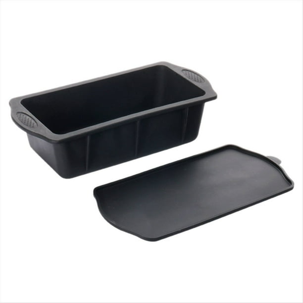 Molde para Cubitos Hielo para Baño Hielo Silicona Negra + Tapa. el Molde para Cubitos Hielo Reutilizable Puede Hacer Molde para Caja Hielo para Cubitos Hielo Extra Grande 4 Libras