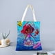 thumbnail image 2 of Ariel Junior Bolso de tela con estampado de lienzo para mujer, bolsa de compras reutilizable y estética, con cremallera interior, regalo para mujer, 35 × 40 cm., 2 of 6
